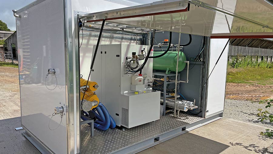 Mobile gas processing unit