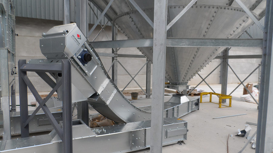 Skandia 120tph conveyors being installed