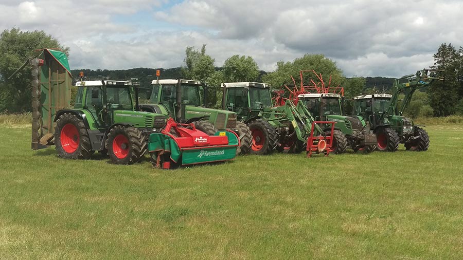 The tractor fleet