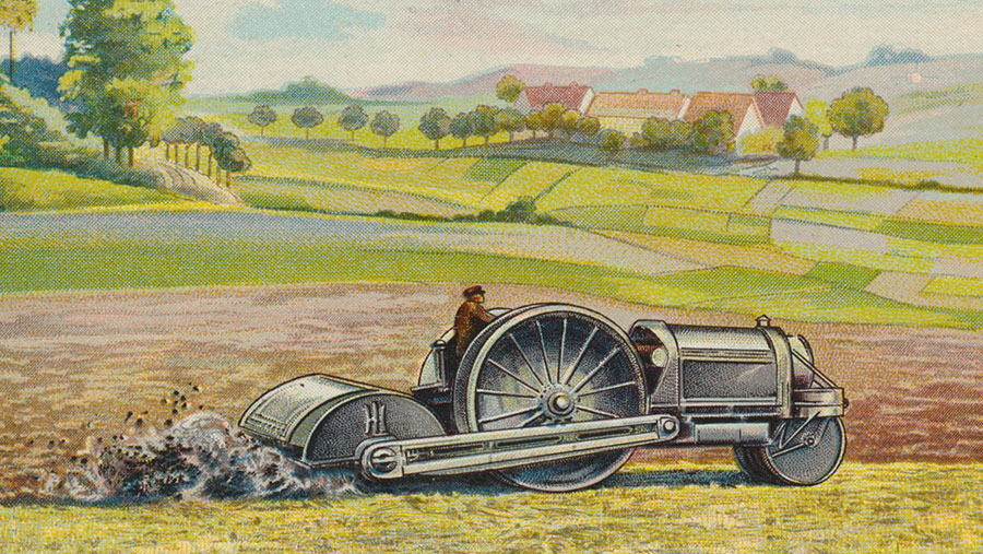 An artist's impression of the advanced Lanz tractor 