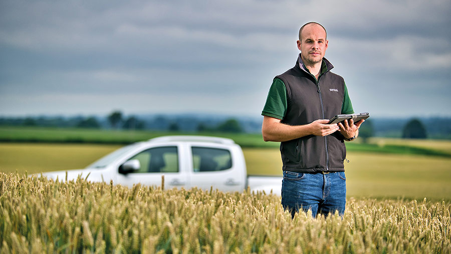 Ed Brown in field