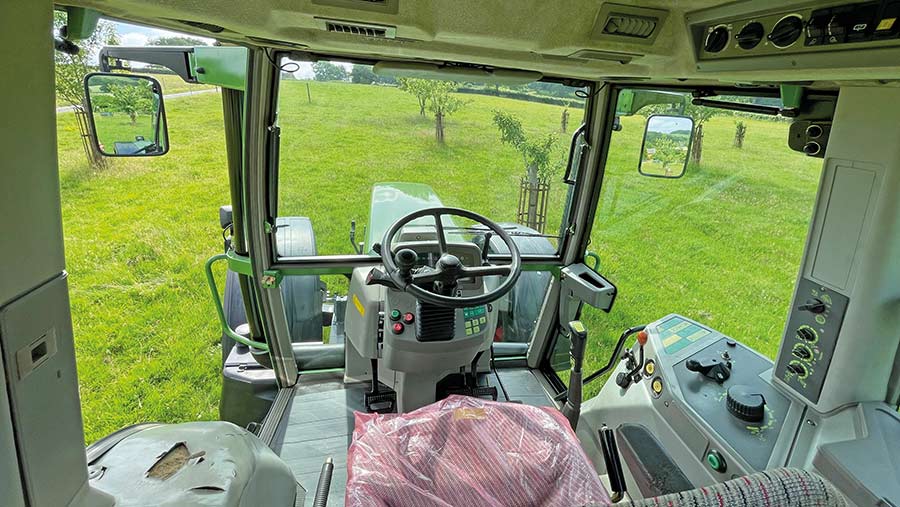 The interior of the Fendt