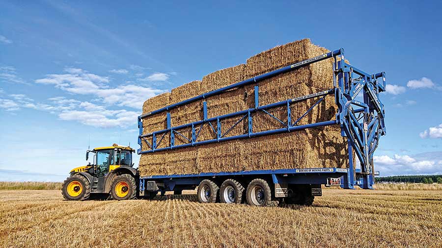 Stewart’s bale securing system