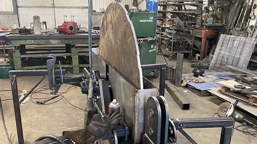 Trencher in production