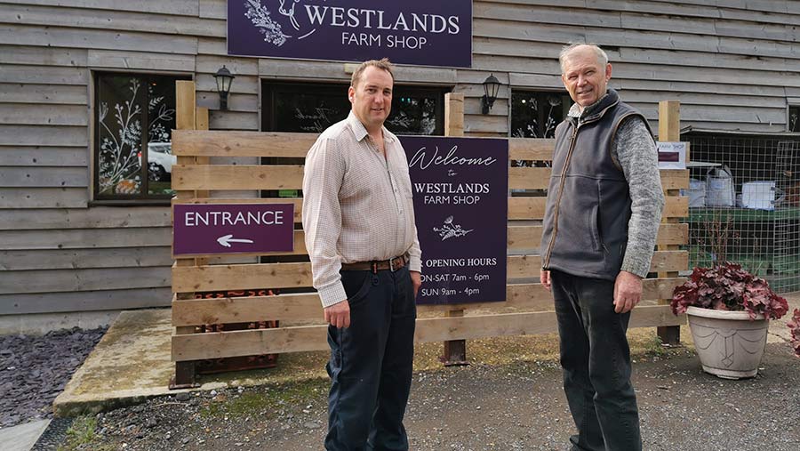 Graham Collett (left) and his father Stephen have invested heavily in their revamped shop © MAG/Philip Case