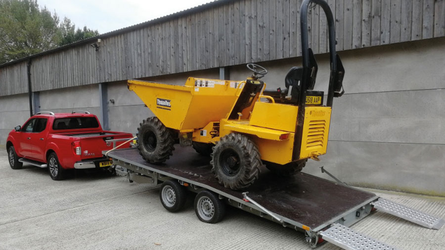 Andrew Burt's high-spec tilt-bed trailer