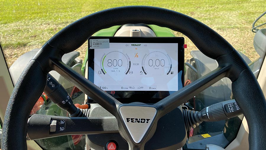 tractor dash screen