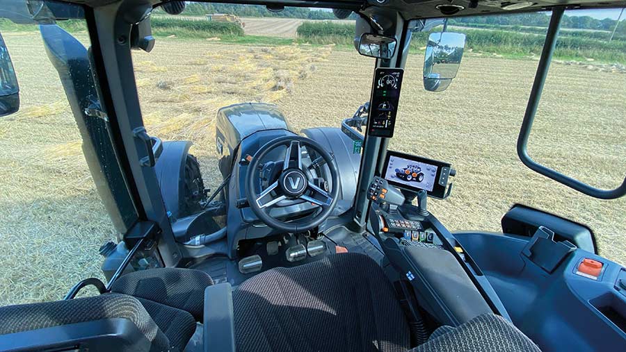 View from Valtra T215 Direct cab