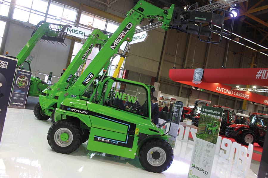 Merlo electric compact telehandler 