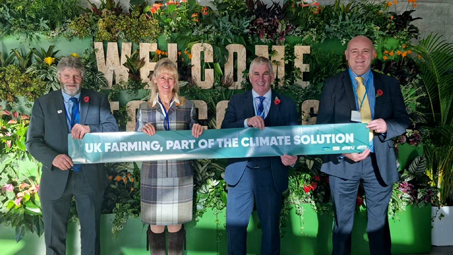 Martin Kennedy, Minette Batters, Victor Chestnutt, John Davies © NFU Scotland