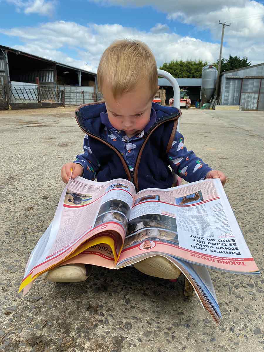 Harry Adams with Farmers Weekly