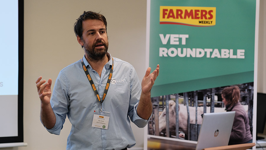 Ian Cure at Vet Roundtable