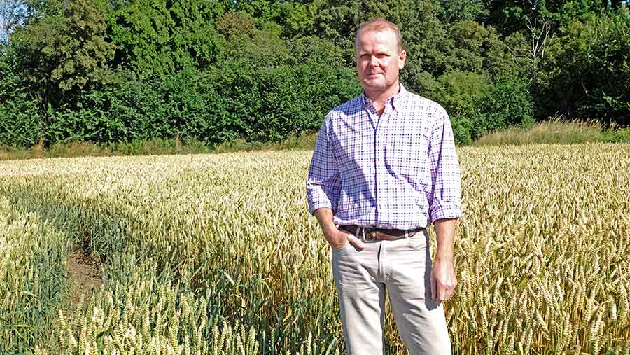 Edward Vipond in field