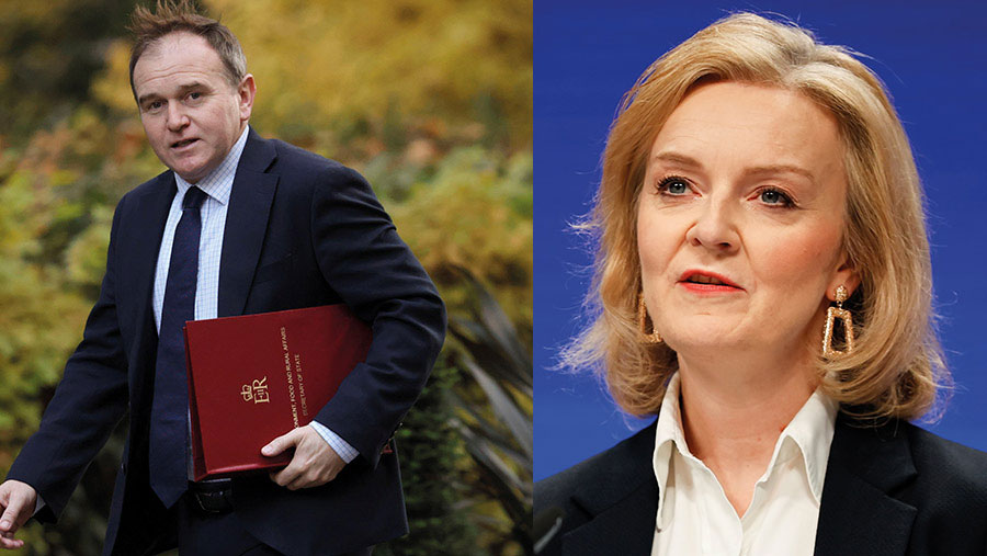 George Eustice and Liz Truss © Tom Nicholson/Adobe Stock and Phil Noble/Reuters/Adobe Stock