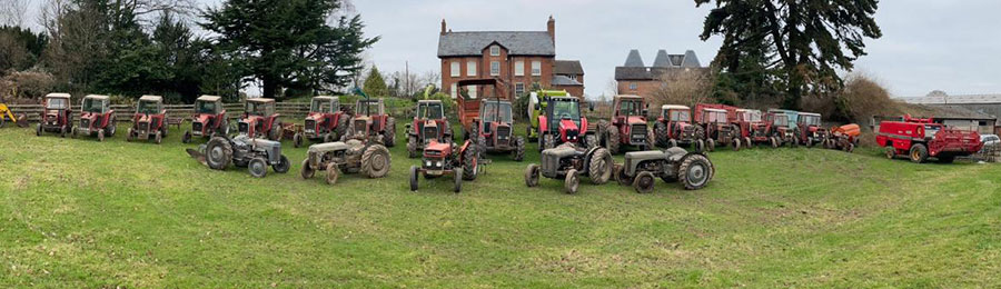 The whole collection of Massey fergusons