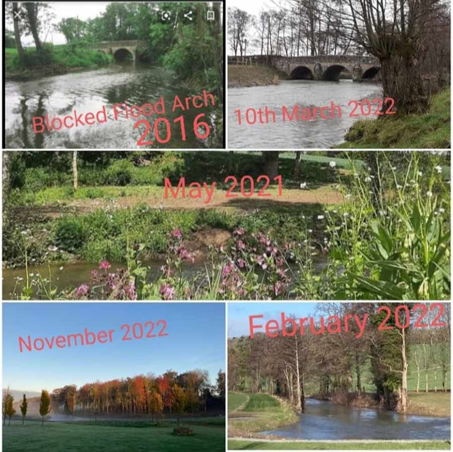 Montage of images River Lugg