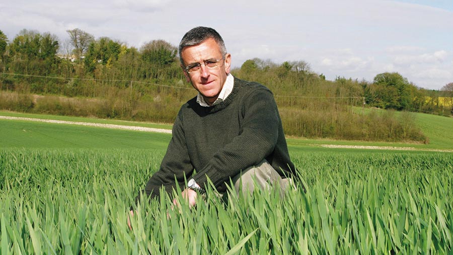 Chris Bean in field