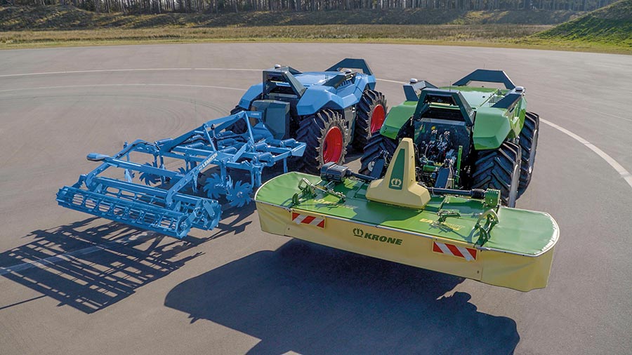 Combined Power autonomous tractor