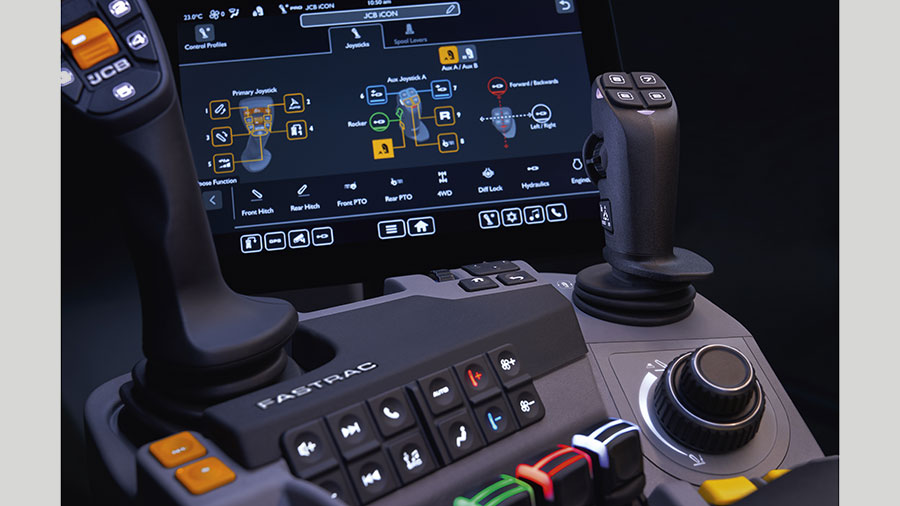 JCB Fastrac 4000 iCON controls