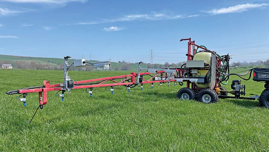 Rumex sprayer