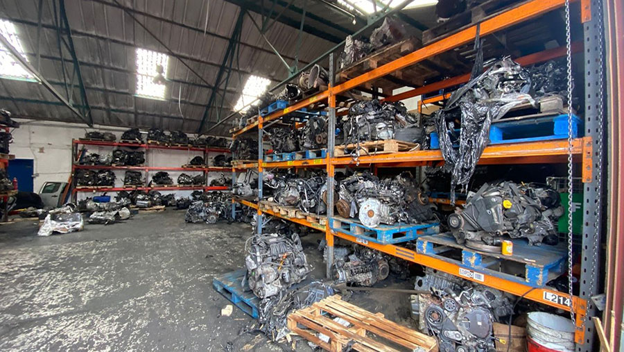 Stolen items found in a warehouse in Preston © Lancashire Police