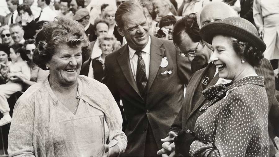 The Queen at the 
Royal Highland Show in 1984 © Royal Highland Show