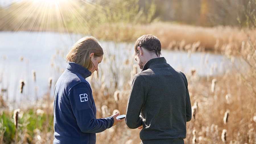 farmers in field