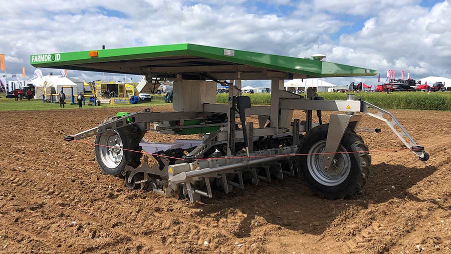 Cereals 2022: Watch the solar-powered FarmDroid in action - Farmers Weekly