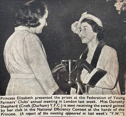 YFC magazine article of Princess Elizabeth 