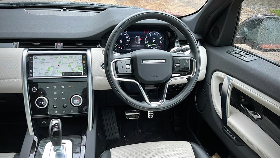 Land Rover Sport interior