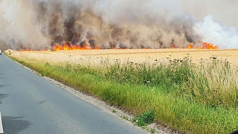 Farm fire protection advice issued amid water scarcity warning