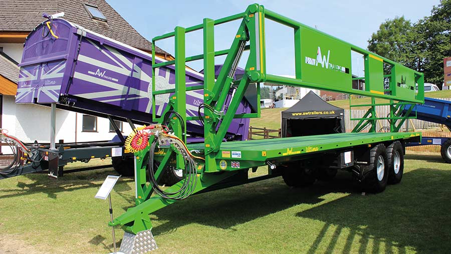 wing-type load-securing unit from AW Trailers