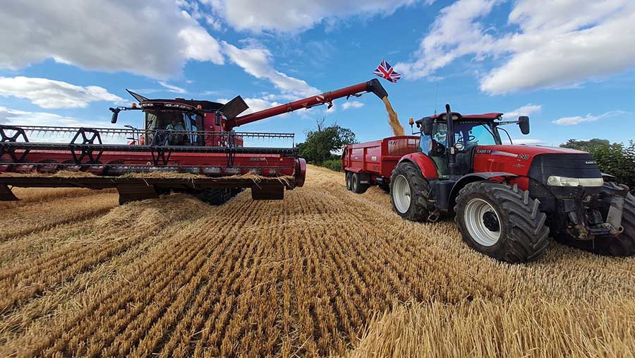 Doug Dear's winter barley in North Yorks is his earliest ever