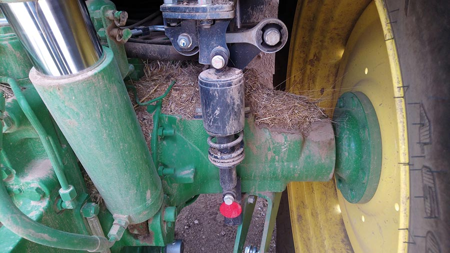 John Deere tractor suspension
