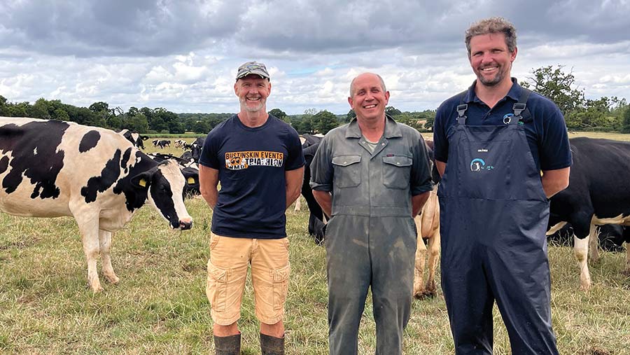 Left to right: Gary Jane, James Yeatman and Tom Clarke © Hayley Chapman