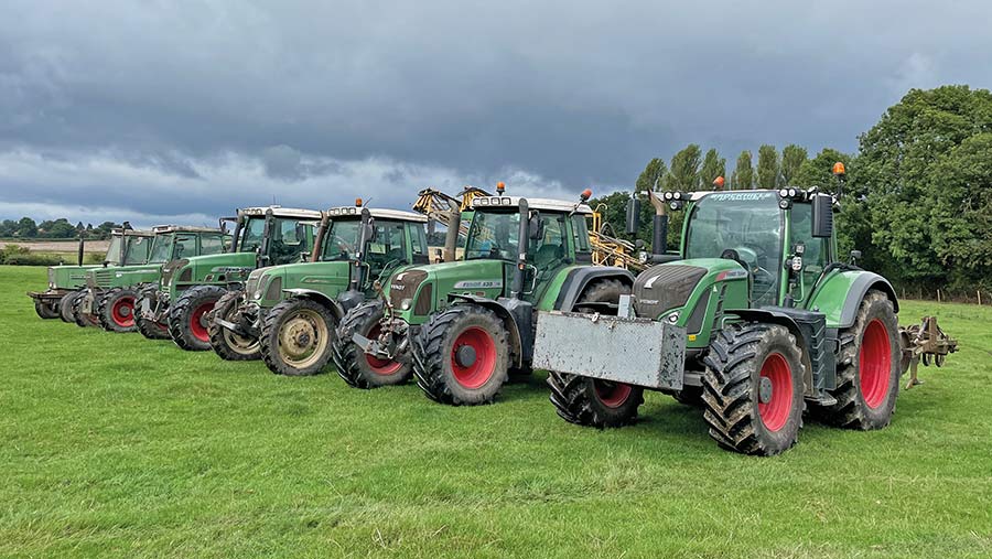 North Yorks farm's six Fendt tractors clock up 97,000 hours