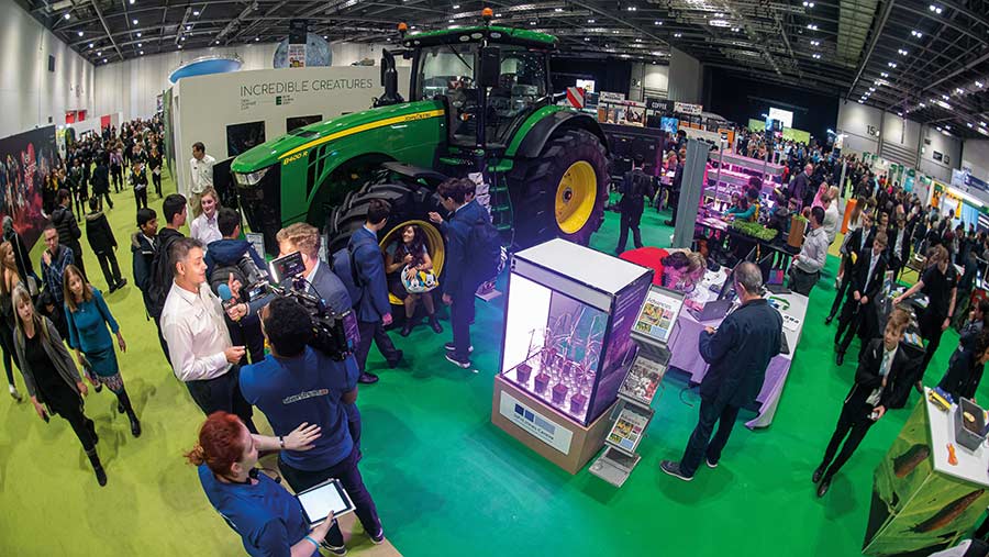 A bird's eye view of the Future of Food and Agriculture exhibition