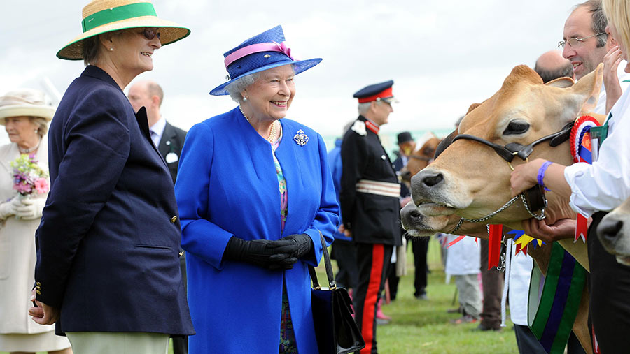 The Queen at the Great Yorkshire Show in 2008 © PA Images/Alamy Stock Photo