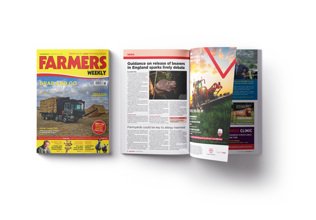 Farmers Weekly magazine mockup