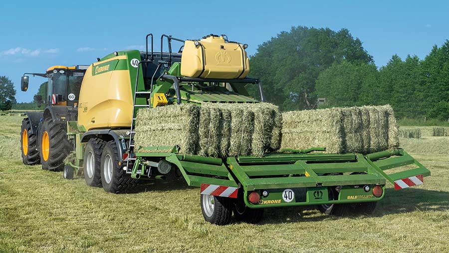 Krone silage additive dispenser