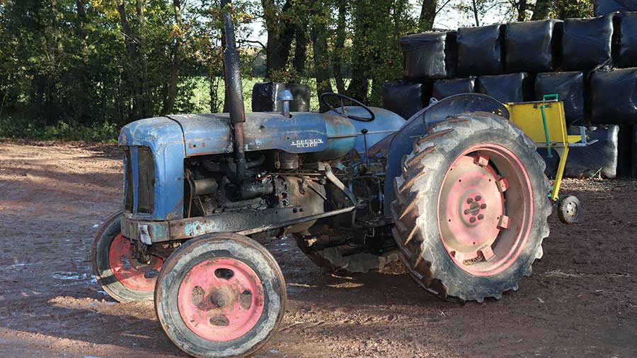 vintage tractor