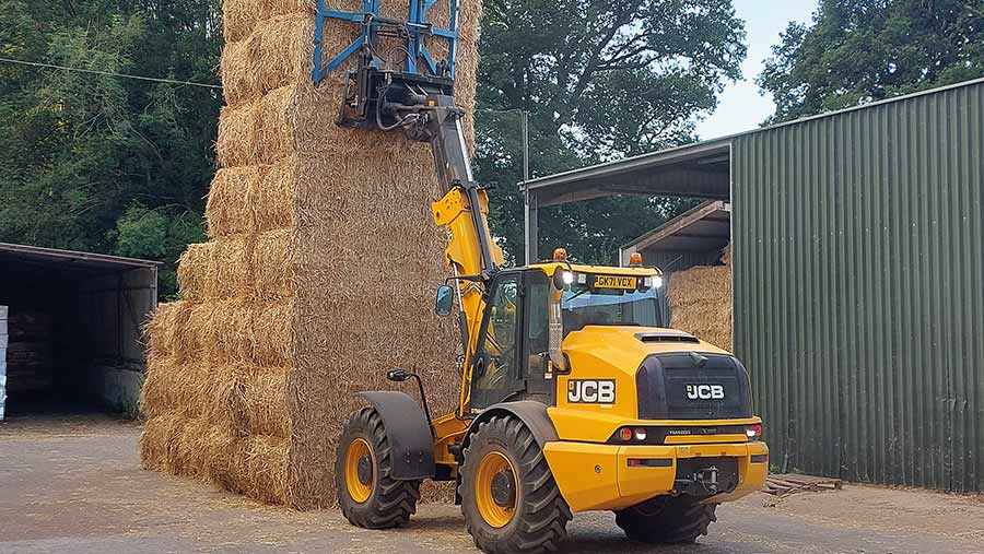 stacking bales