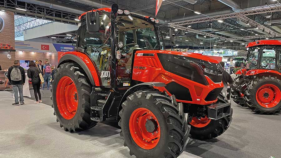 Sima 2022 Kioti HX livestock tractor offers 115hp Farmers Weekly