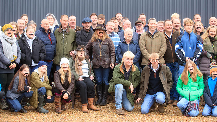 Group of people kneeling