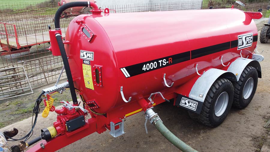 Hi-Spec’s TS-R slurry tanker 