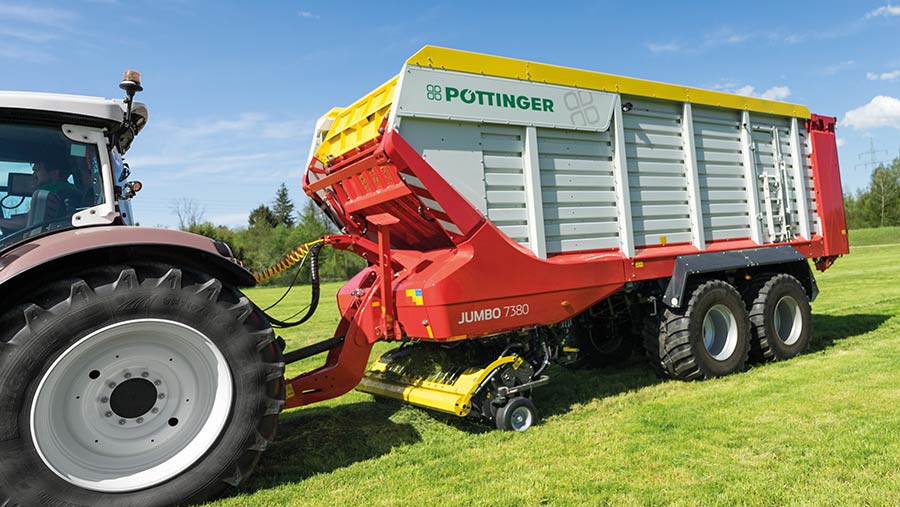 Pottinger’s new-generation Jumbo forage wagon 