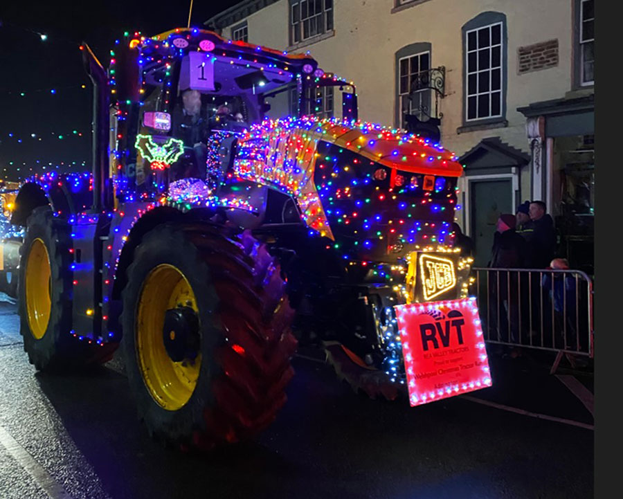 Illuminated tractor
