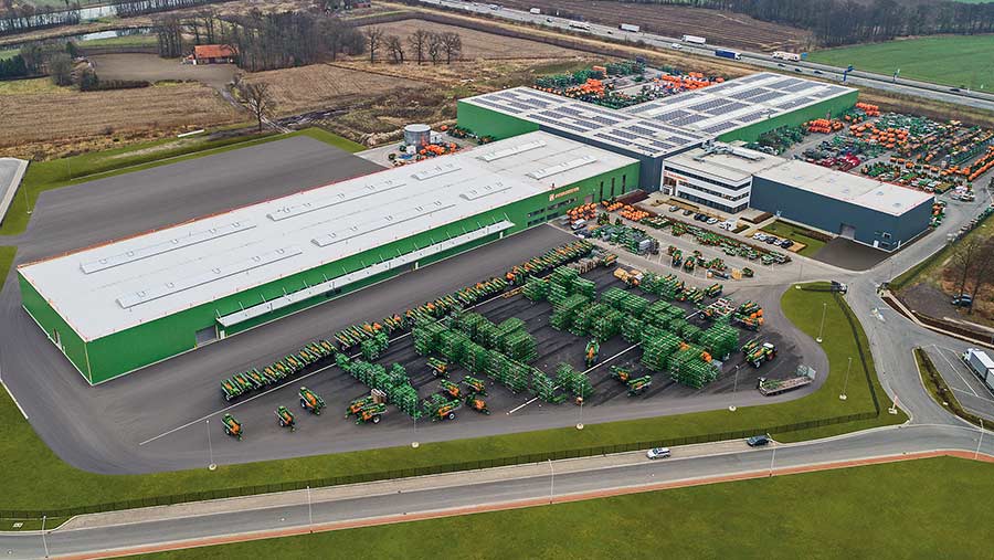 Amazone sprayer assembly plant, Germany