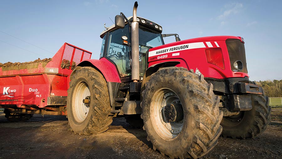 farmyard tractor