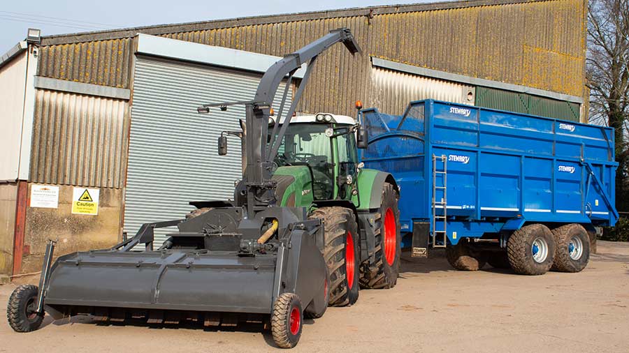 Farm manager John Baines was a winner with his single-pass forager © James Andrews